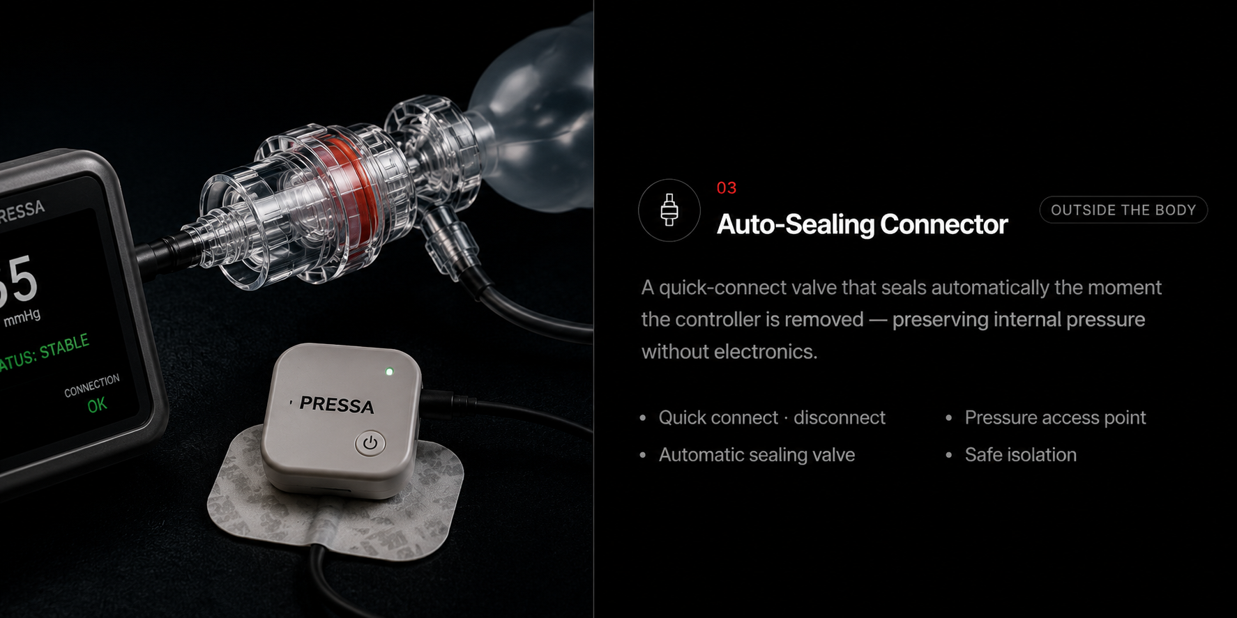 Auto-Sealing Connector
